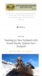 Mobile Screenshot of huntingnewzealand.info